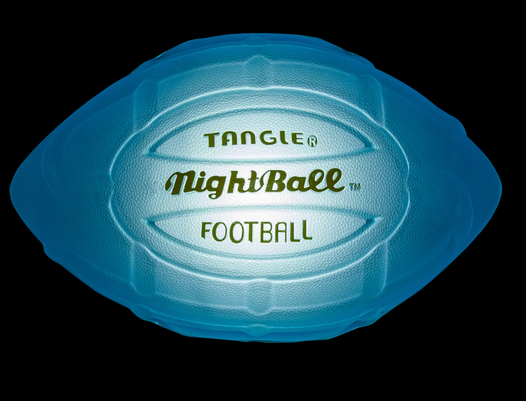 Blue Nightball Football - Victoria's Toy Station