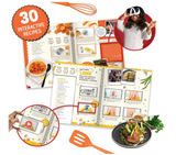 VR MasterChef Junior - Virtual Reality Kids Cookbook and Interactive Food Science STEM Learning Activity Set (Full Version - Includes Goggles)