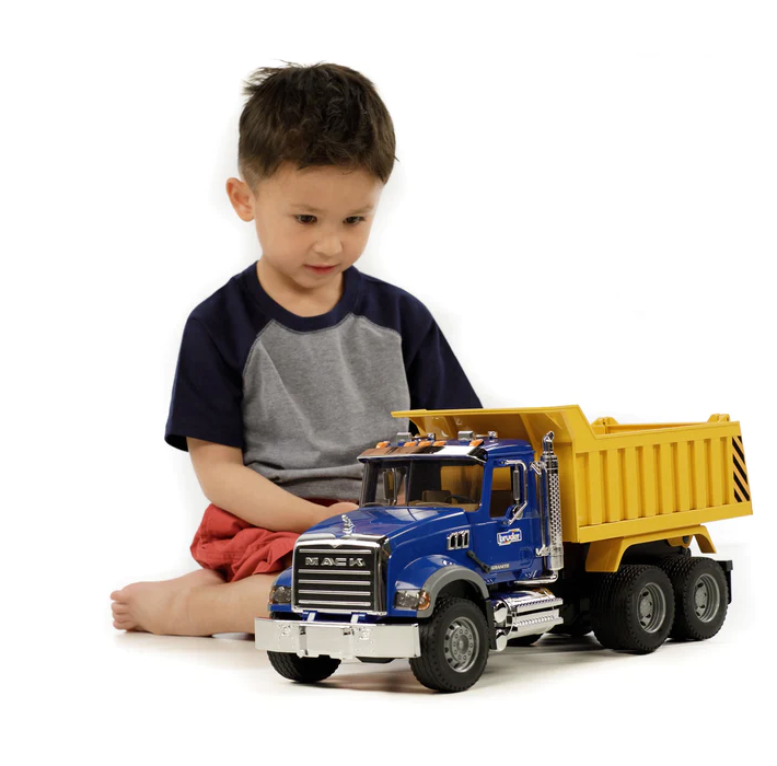 Bruder mack top granite garbage truck