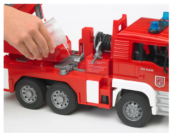 Man TGA Fire Engine w/ Ladder Water Pump and Lights - Victoria's Toy Station