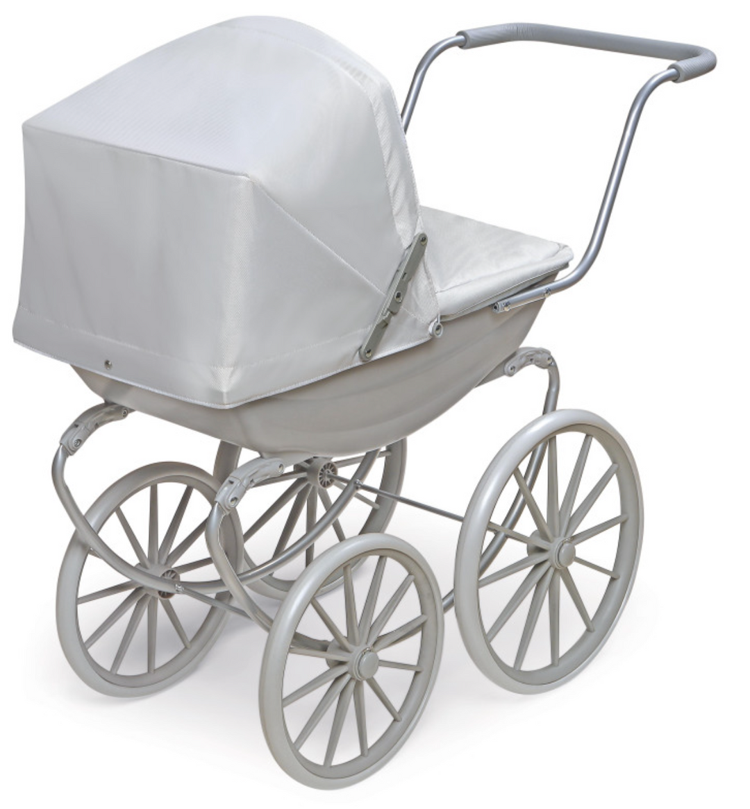 London Doll Pram – Executive Gray - Victoria's Toy Station