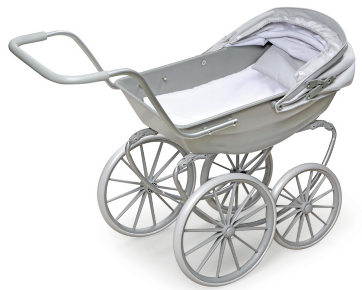 London Doll Pram – Executive Gray - Victoria's Toy Station