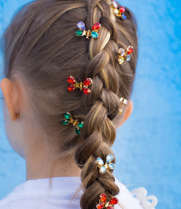 TALENT SHOW BUTTERFLY HAIR CLIPS