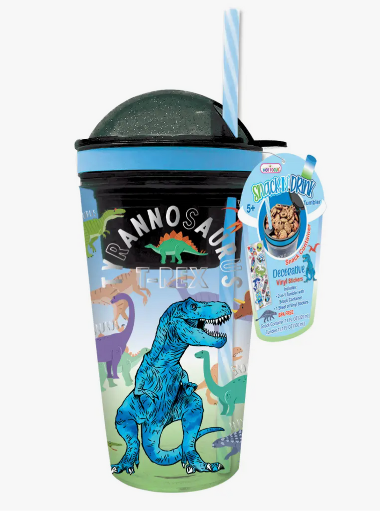 SILICONE SNACK CUP -- DINO