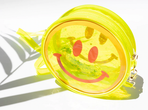 Jelly Yellow Smiley Handbag