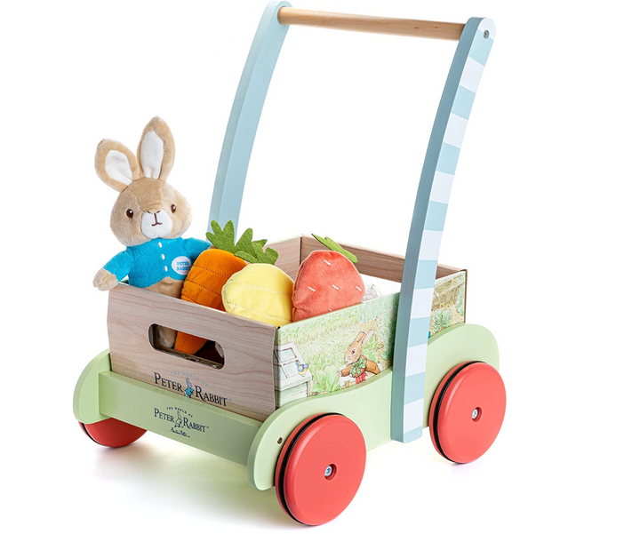 Beatrix Potter Wooden Garden Wagon and Veggie Play Set - Victoria's Toy Station