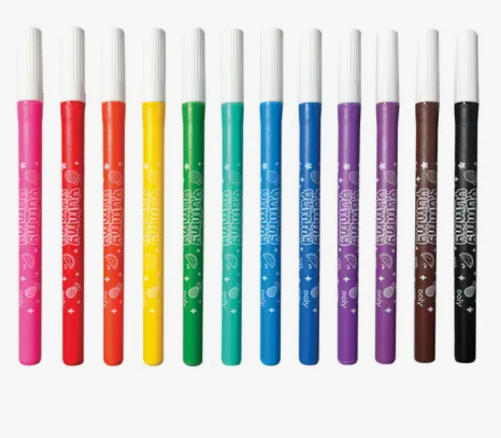 Yummy Yummy Scented Markers - Set of 12 - Victoria's Toy Station