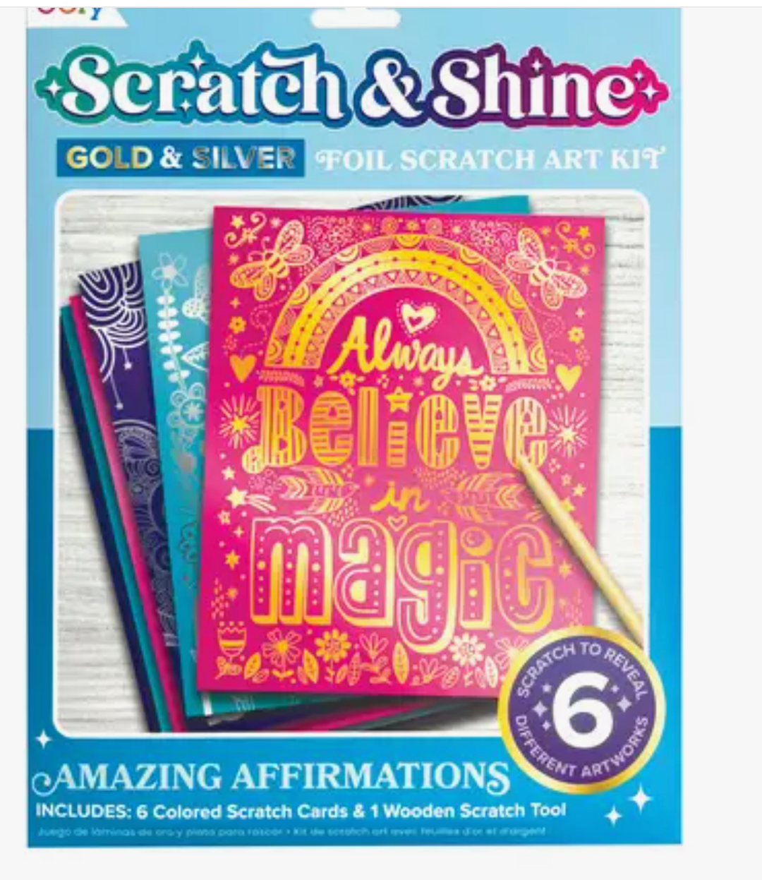 Scratch & Shine Scratch Cards - Amazing Affirmations