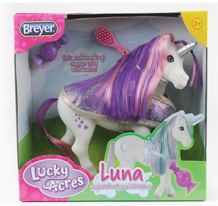 LUNA COLOR CHANGE BATH UNICORN - Victoria's Toy Station