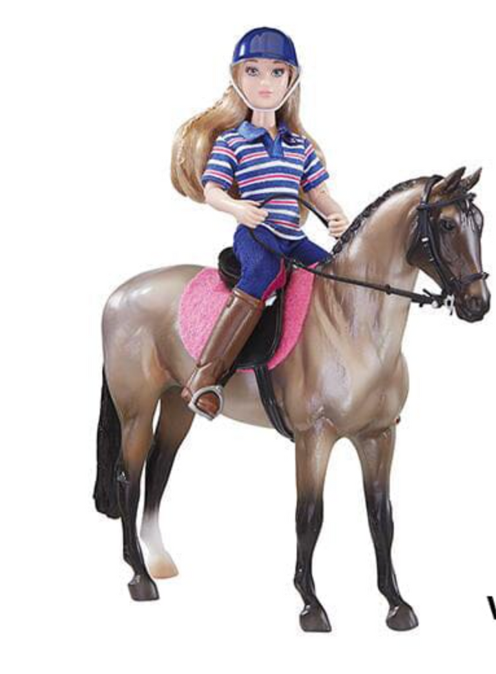 CASUAL ENGLISH HORSE & RIDER