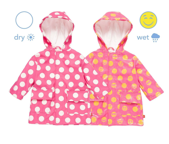 Pink Dot Emoji Raincoat