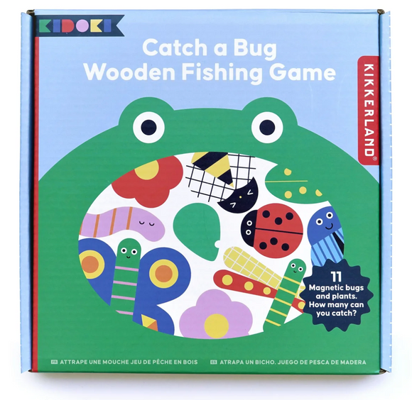 Catch a Bug Wooden Fishing Game