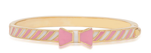 Striped Bow Bangle