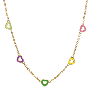 Heart Station Necklace