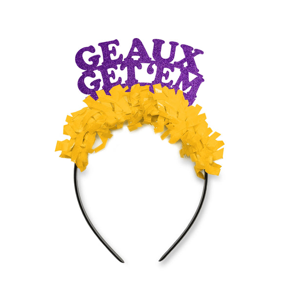 Louisiana Game Day Headband Geaux Get 'Em